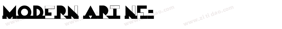Modern Art NF字体转换